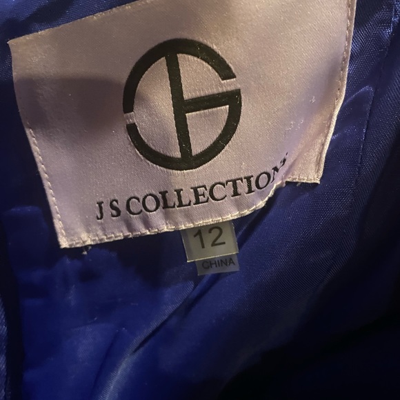 Deep blue formal dress - Picture 4 of 6